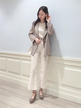 マジェスティックレゴンアミュプラザ鹿児島店スタッフさん(レディース・165cm)の冬コーディネート