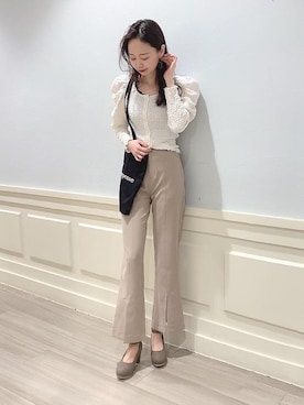 マジェスティックレゴンアミュプラザ鹿児島店スタッフさん(レディース・165cm)の冬コーディネート