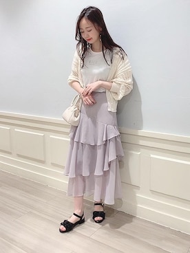 マジェスティックレゴンアミュプラザ鹿児島店スタッフさん(レディース・165cm)の春コーディネート