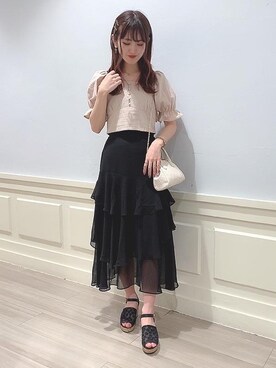 マジェスティックレゴンアミュプラザ鹿児島店スタッフさん(レディース・162cm)の春コーディネート