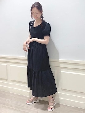 マジェスティックレゴンアミュプラザ鹿児島店スタッフさん（レディース・165cm）の夏コーディネート
