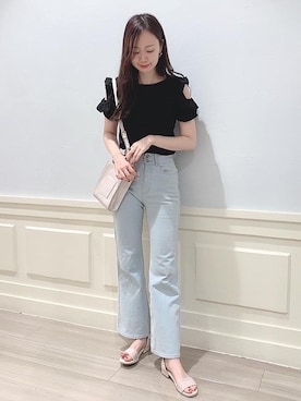 マジェスティックレゴンアミュプラザ鹿児島店スタッフさん（レディース・165cm）の夏コーディネート