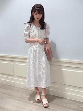 マジェスティックレゴンアミュプラザ鹿児島店スタッフさん（レディース・162cm）の夏コーディネート