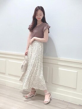 マジェスティックレゴンアミュプラザ鹿児島店スタッフさん（レディース・165cm）の夏コーディネート