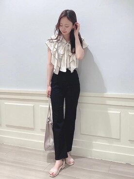 マジェスティックレゴンアミュプラザ鹿児島店スタッフさん（レディース・165cm）の夏コーディネート