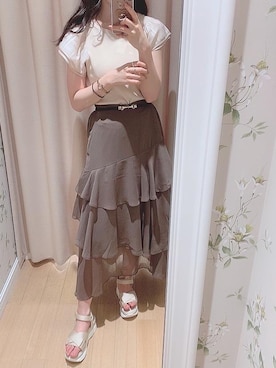 マジェスティックレゴンアミュプラザ鹿児島店スタッフさん(レディース・162cm)の夏コーディネート