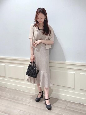 マジェスティックレゴンアミュプラザ鹿児島店スタッフさん（レディース・165cm）の夏コーディネート