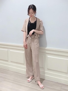 マジェスティックレゴンアミュプラザ鹿児島店スタッフさん（レディース・165cm）の夏コーディネート