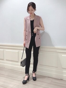 マジェスティックレゴンアミュプラザ鹿児島店スタッフさん（レディース・165cm）の夏コーディネート