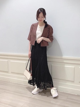 マジェスティックレゴンアミュプラザ鹿児島店スタッフさん（レディース・165cm）の秋コーディネート