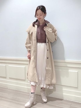 マジェスティックレゴンアミュプラザ鹿児島店スタッフさん（レディース・165cm）の秋コーディネート