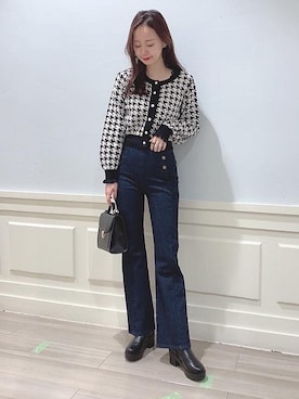 マジェスティックレゴンアミュプラザ鹿児島店スタッフさん（レディース・165cm）の秋コーディネート