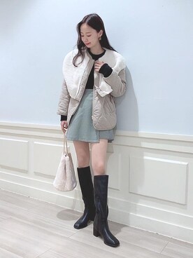 マジェスティックレゴンアミュプラザ鹿児島店スタッフさん（レディース・165cm）の秋コーディネート