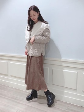 マジェスティックレゴンアミュプラザ鹿児島店スタッフさん（レディース・165cm）の秋コーディネート