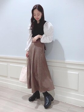 マジェスティックレゴンアミュプラザ鹿児島店スタッフさん（レディース・165cm）の秋コーディネート