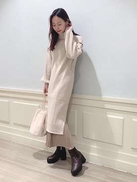 マジェスティックレゴンアミュプラザ鹿児島店スタッフさん（レディース・165cm）の秋コーディネート