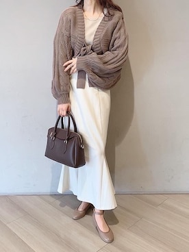 マジェスティックレゴンアミュプラザ鹿児島店スタッフさん（レディース・165cm）の冬コーディネート