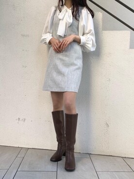 マジェスティックレゴンアミュプラザ鹿児島店スタッフさん（レディース・165cm）の春コーディネート