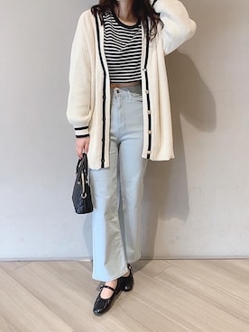 マジェスティックレゴンアミュプラザ鹿児島店スタッフさん（レディース・165cm）の春コーディネート