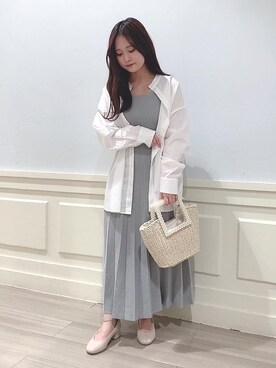 マジェスティックレゴンアミュプラザ鹿児島店スタッフさん（レディース・146cm）の春コーディネート