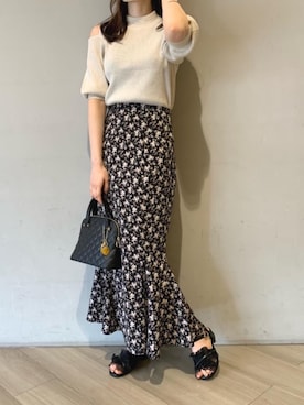 マジェスティックレゴンアミュプラザ鹿児島店スタッフさん（レディース・165cm）の春コーディネート