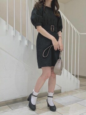 「でにむ」｜「アイテム（パンプス）」を使った、マジェスティックレゴンアミュプラザ鹿児島店スタッフさん（レディース・162cm）の春コーディネート