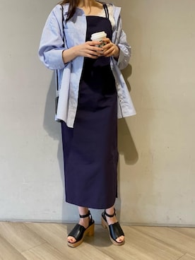 マジェスティックレゴンアミュプラザ鹿児島店スタッフさん（レディース・165cm）の春コーディネート