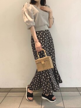 マジェスティックレゴンアミュプラザ鹿児島店スタッフさん(レディース・165cm)の春コーディネート