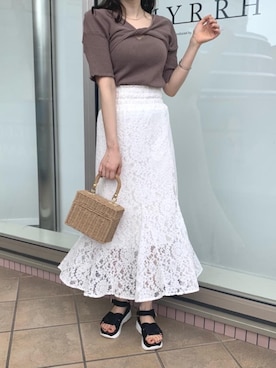 マジェスティックレゴンアミュプラザ鹿児島店スタッフさん(レディース・165cm)の春コーディネート