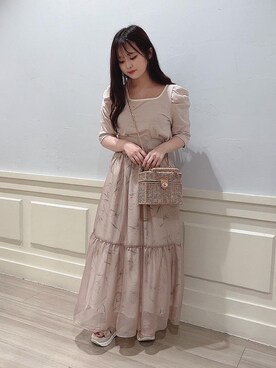 マジェスティックレゴンアミュプラザ鹿児島店スタッフさん（レディース・146cm）の春コーディネート