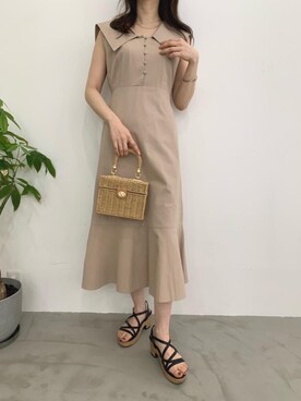 マジェスティックレゴンアミュプラザ鹿児島店スタッフさん（レディース・165cm）の春コーディネート