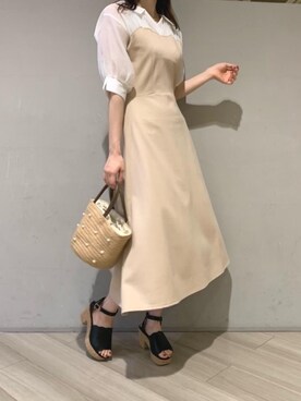 マジェスティックレゴンアミュプラザ鹿児島店スタッフさん（レディース・165cm）の春コーディネート