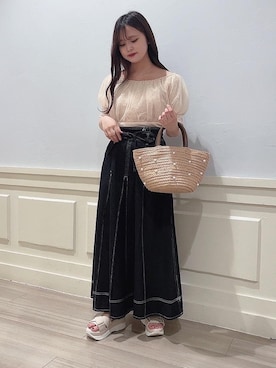 マジェスティックレゴンアミュプラザ鹿児島店スタッフさん(レディース・146cm)の夏コーディネート