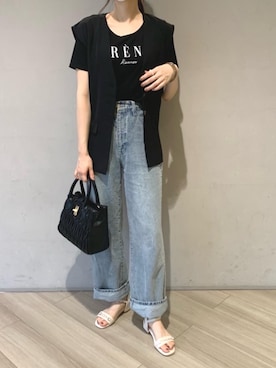 マジェスティックレゴンアミュプラザ鹿児島店スタッフさん（レディース・165cm）の夏コーディネート