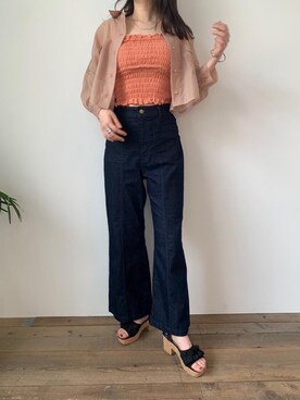 マジェスティックレゴンアミュプラザ鹿児島店スタッフさん（レディース・165cm）の夏コーディネート