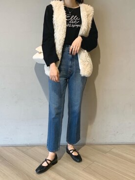 「でにむ」｜「アイテム（パンプス）」を使った、マジェスティックレゴンアミュプラザ鹿児島店スタッフさん（レディース・165cm）の夏コーディネート