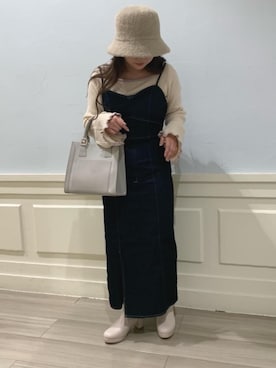 マジェスティックレゴンアミュプラザ鹿児島店スタッフさん（レディース・146cm）の秋コーディネート