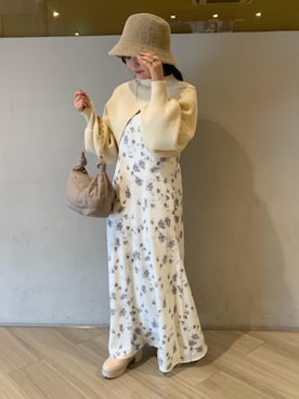 「ネイル」｜マジェスティックレゴンアミュプラザ鹿児島店スタッフさん（レディース・146cm）の秋コーディネート