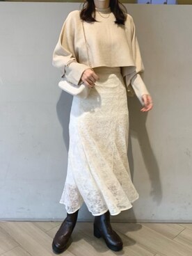 マジェスティックレゴンアミュプラザ鹿児島店スタッフさん(レディース・165cm)の秋コーディネート