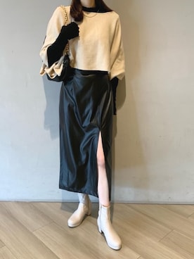 マジェスティックレゴンアミュプラザ鹿児島店スタッフさん（レディース・165cm）の秋コーディネート