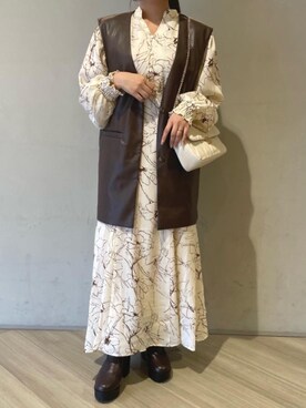マジェスティックレゴンアミュプラザ鹿児島店スタッフさん(レディース・146cm)の秋コーディネート