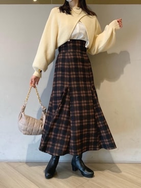 マジェスティックレゴンアミュプラザ鹿児島店スタッフさん（レディース・165cm）の秋コーディネート