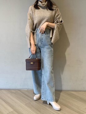 マジェスティックレゴンアミュプラザ鹿児島店スタッフさん(レディース・165cm)の秋コーディネート