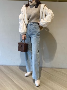 マジェスティックレゴンアミュプラザ鹿児島店スタッフさん(レディース・165cm)の秋コーディネート