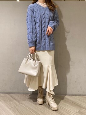 マジェスティックレゴンアミュプラザ鹿児島店スタッフさん(レディース・165cm)の秋コーディネート