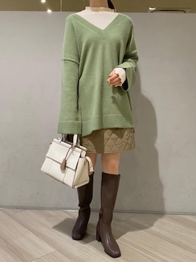 マジェスティックレゴンアミュプラザ鹿児島店スタッフさん(レディース・165cm)の秋コーディネート