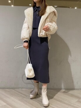 マジェスティックレゴンアミュプラザ鹿児島店スタッフさん（レディース・165cm）の秋コーディネート