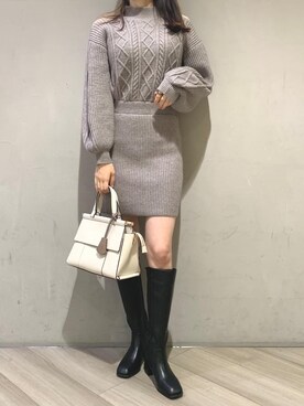「わんぴ」｜マジェスティックレゴンアミュプラザ鹿児島店スタッフさん（レディース・165cm）の秋コーディネート
