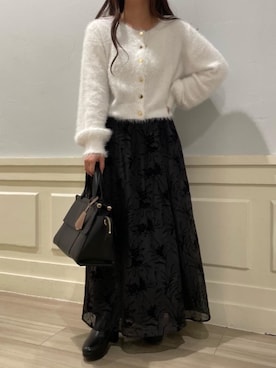 「ネイル」｜マジェスティックレゴンアミュプラザ鹿児島店スタッフさん（レディース・146cm）の冬コーディネート