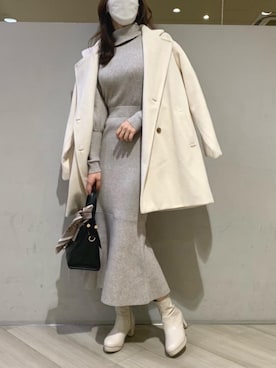 「わんぴ」｜マジェスティックレゴンアミュプラザ鹿児島店スタッフさん（レディース・165cm）の冬コーディネート